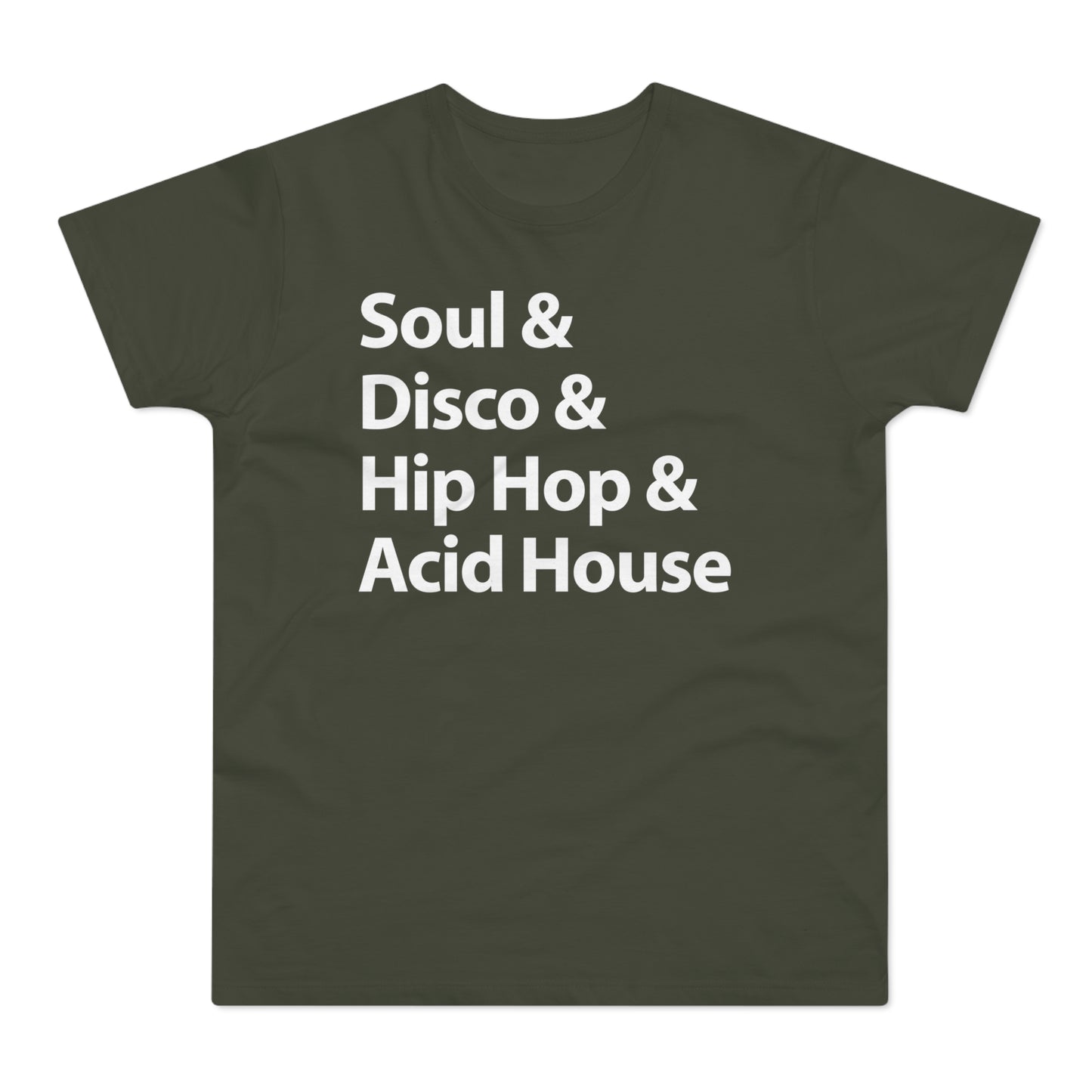 Soul Disco Hip Hop Acid House Maglietta Peso Medio