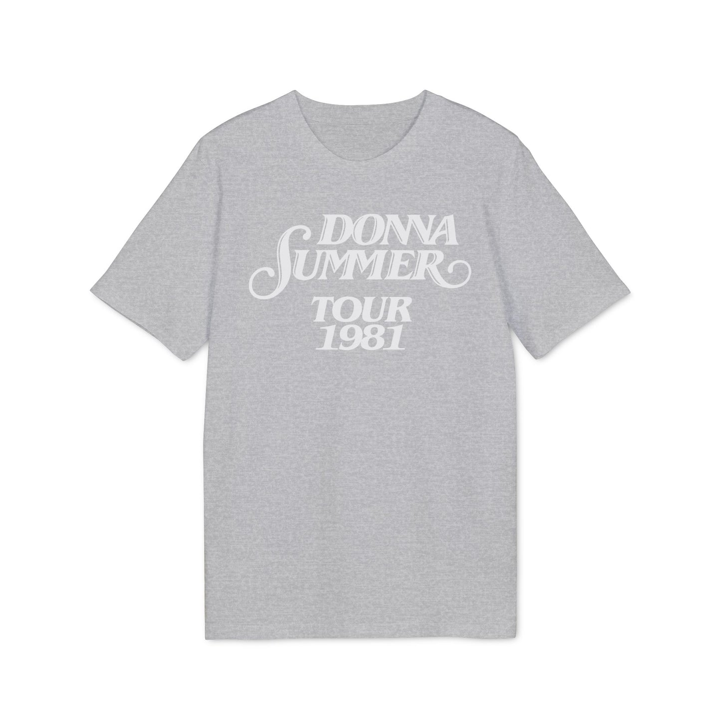 Donna Summer Tour 1981 Maglietta in Cotone Biologico