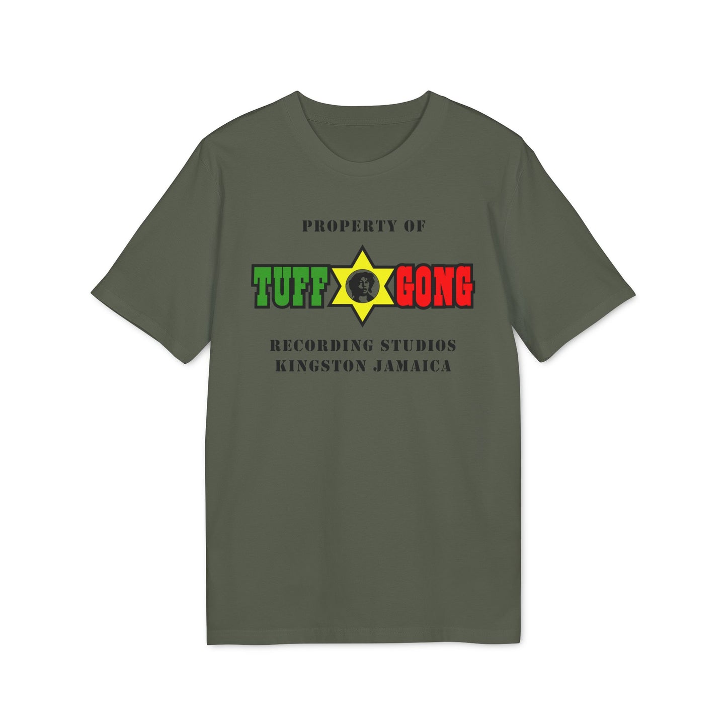 Tuff Gong Records Maglietta in Cotone Biologico