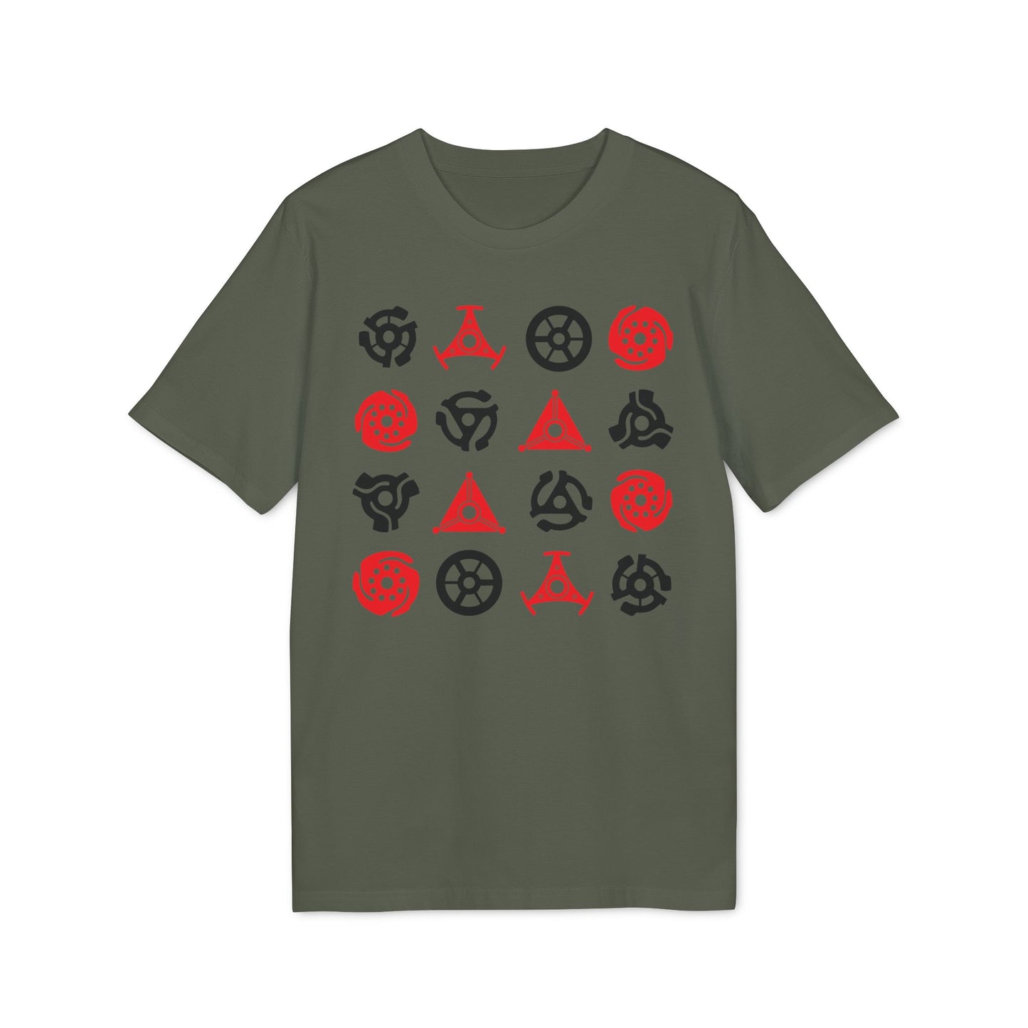 16 Record Adaptors Maglietta in Cotone Biologico