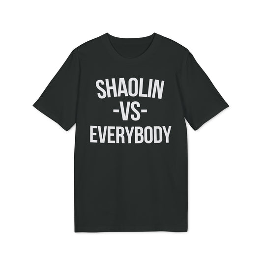 Shaolin vs Everybody Maglietta in Cotone Biologico