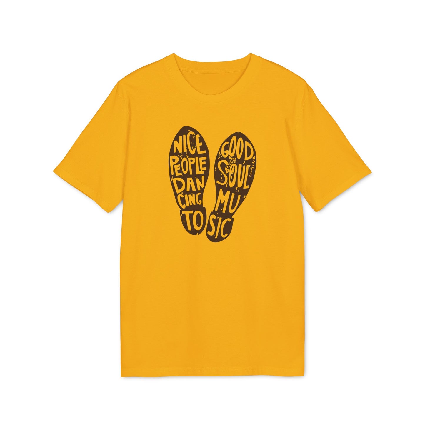 Nice People Dancing To Soul Music Maglietta in Cotone Biologico