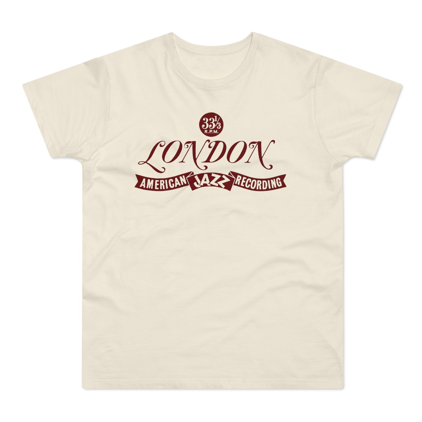 London American Jazz Records Maglietta Peso Medio