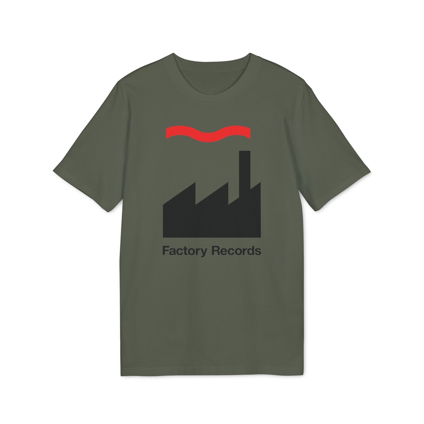 Factory Records Maglietta in Cotone Biologico