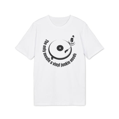 The Only Needle A Vinyl Junkie Needs Maglietta in Cotone Biologico