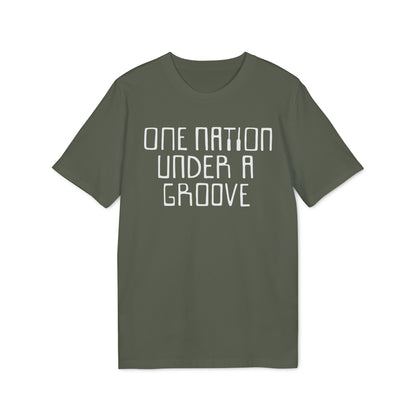 One Nation Under A Groove Maglietta in Cotone Biologico