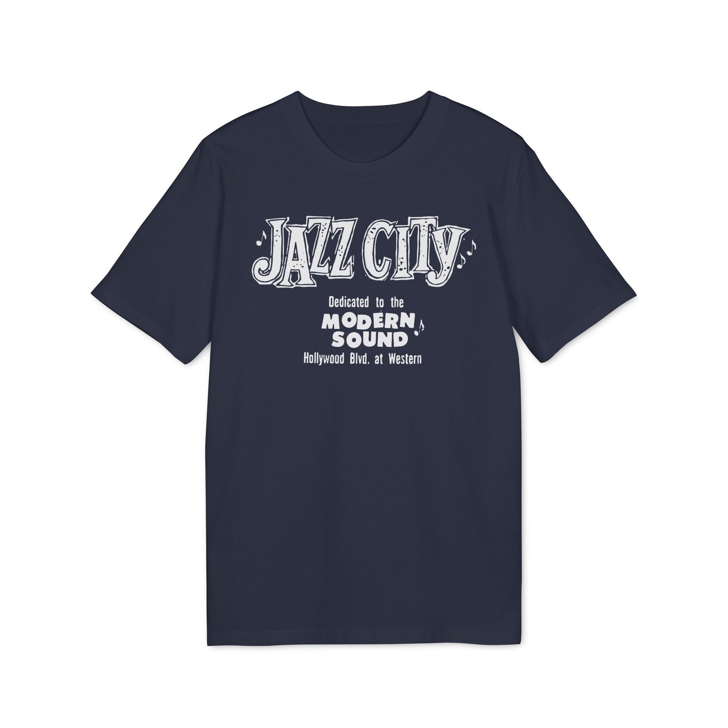 Jazz City Maglietta in Cotone Biologico LA Jazz Club