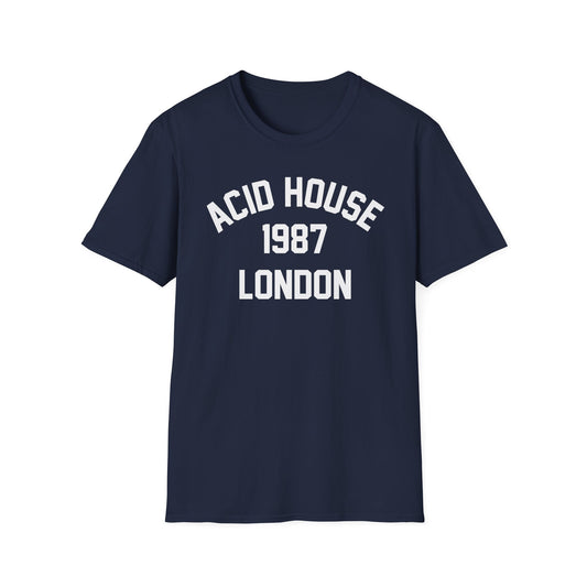 London 1987 Acid House T Shirt (XL) - DEADSTOCK - ULTIMO PEZZO - 50% DI SCONTO