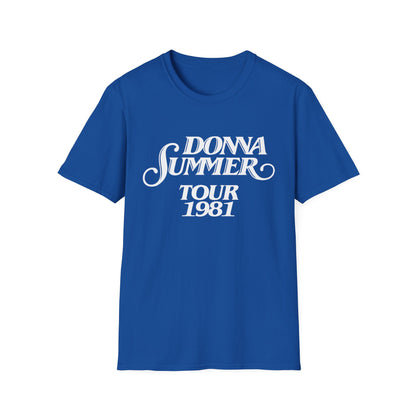 Donna Summer Tour 1981 Maglietta - Leggera