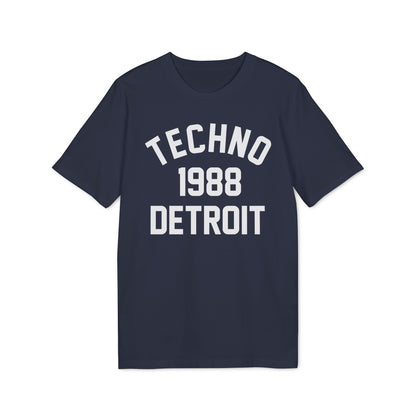 Techno Detroit 1988 Maglietta in Cotone Biologico