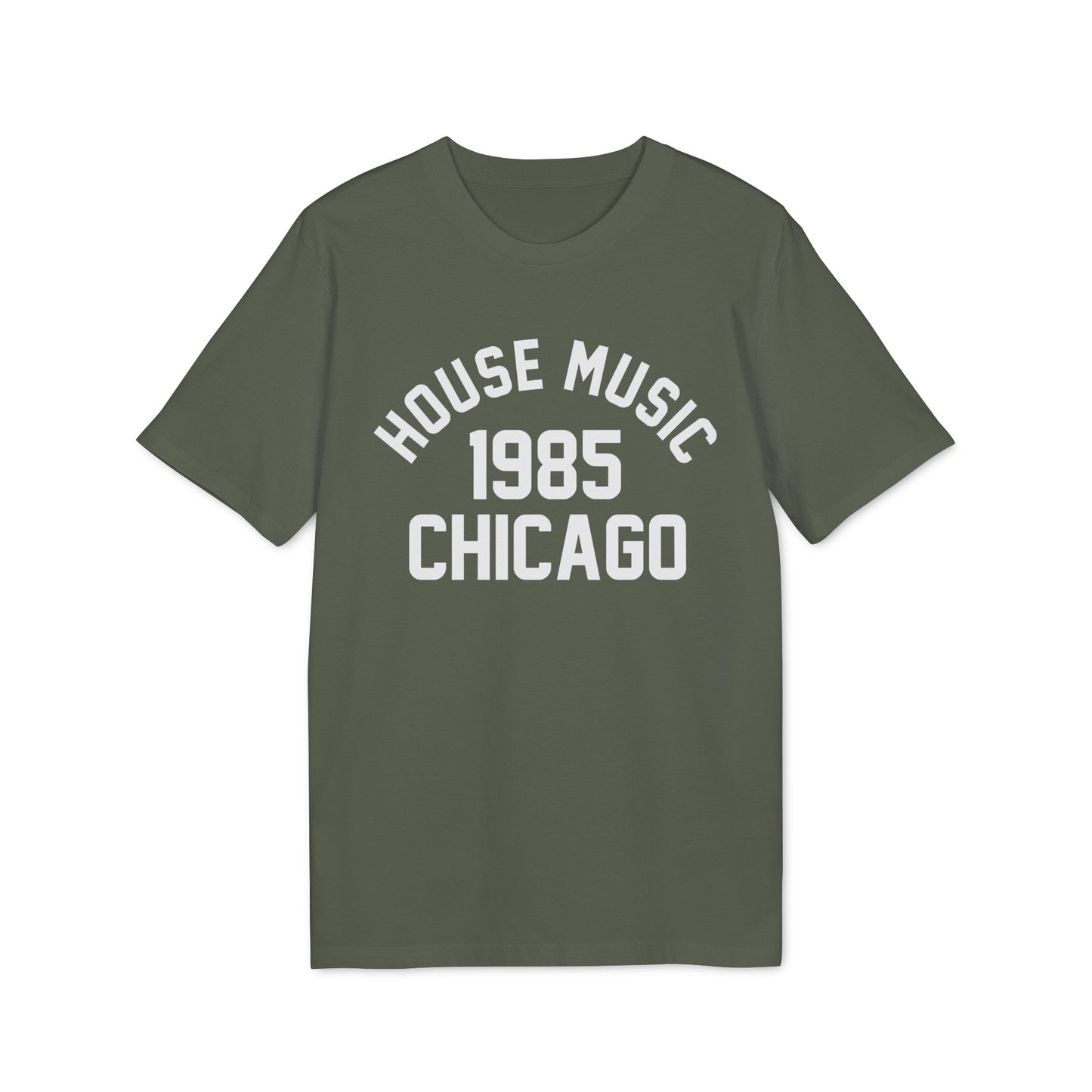 House Music 1986 Chicago Maglietta in Cotone Biologico