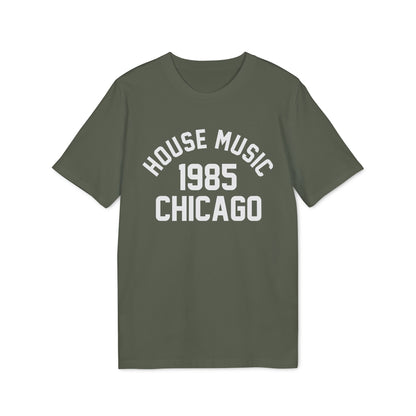 House Music 1986 Chicago Maglietta in Cotone Biologico