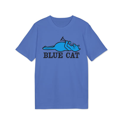 Blue Cat Records Maglietta in Cotone Biologico