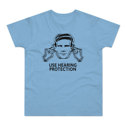 Use Hearing Protection Maglietta Peso Medio