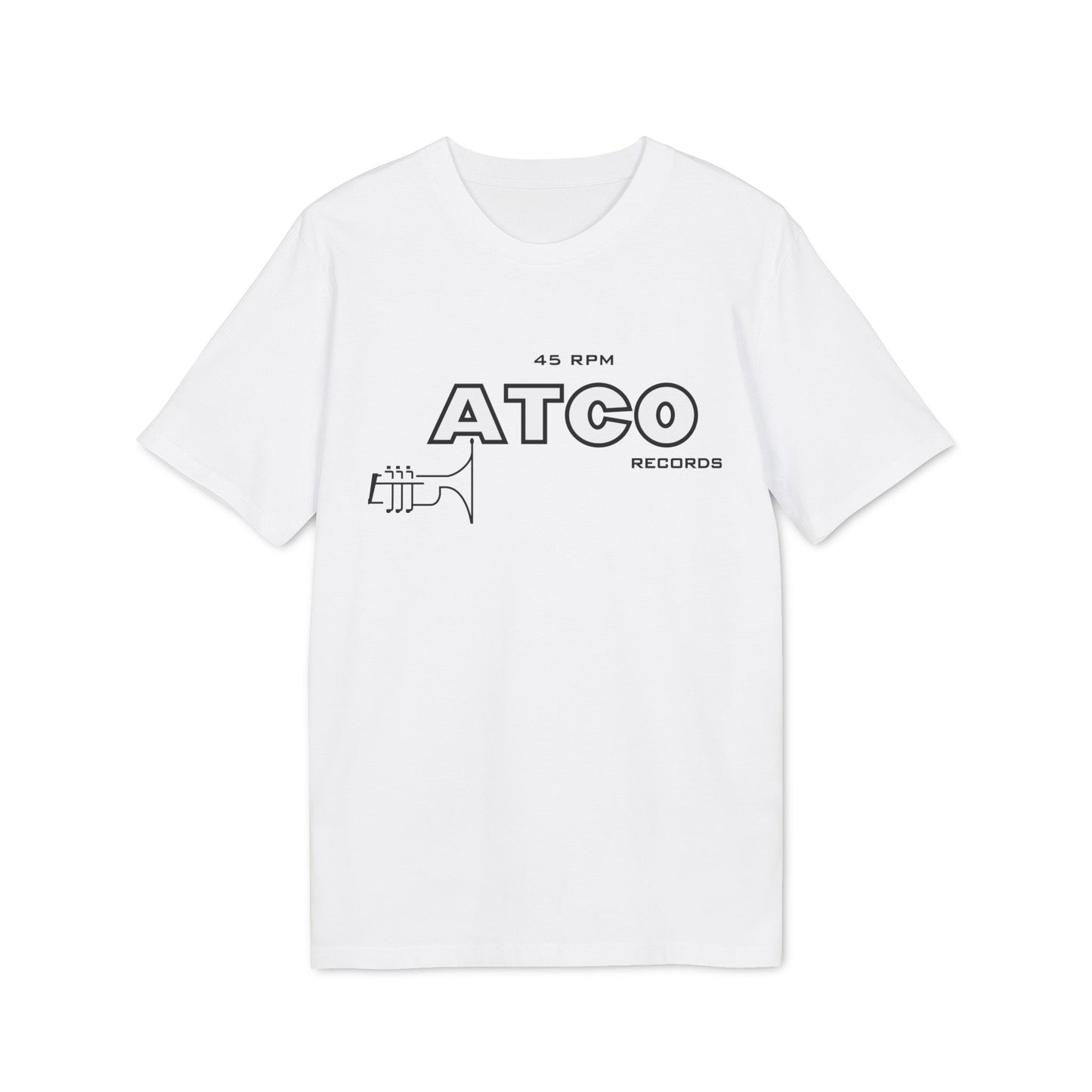 ATCO Records Maglietta in Cotone Biologico