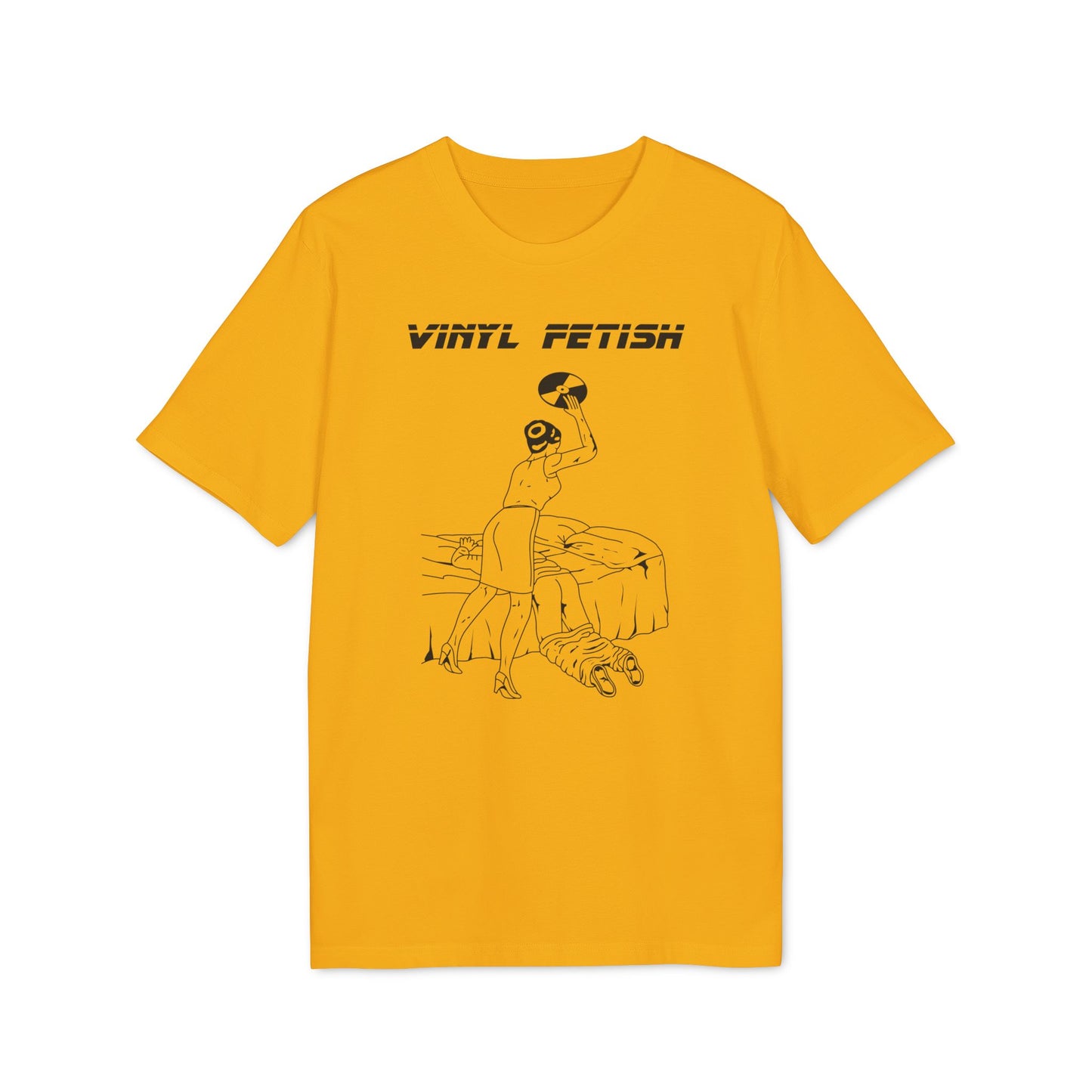 Vinyl Fetish Maglietta in Cotone Biologico