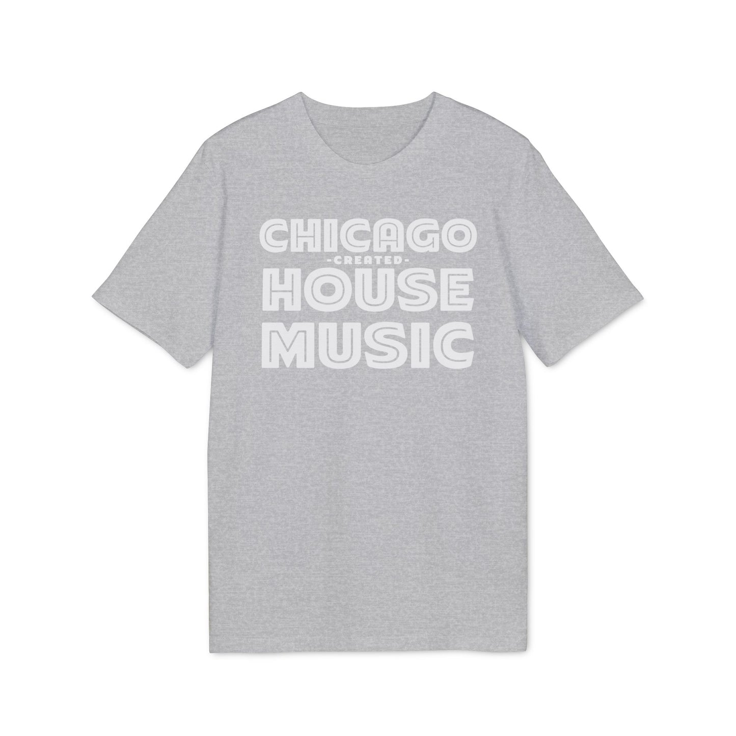 Chicago Created House Music Maglietta in Cotone Biologico