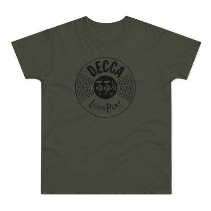 Decca Records Long Play Maglietta Peso Medio