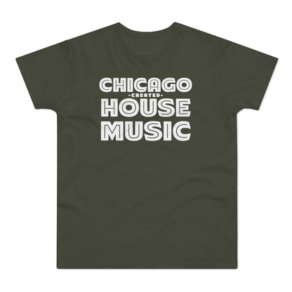 Chicago Created House Music Maglietta Peso Medio