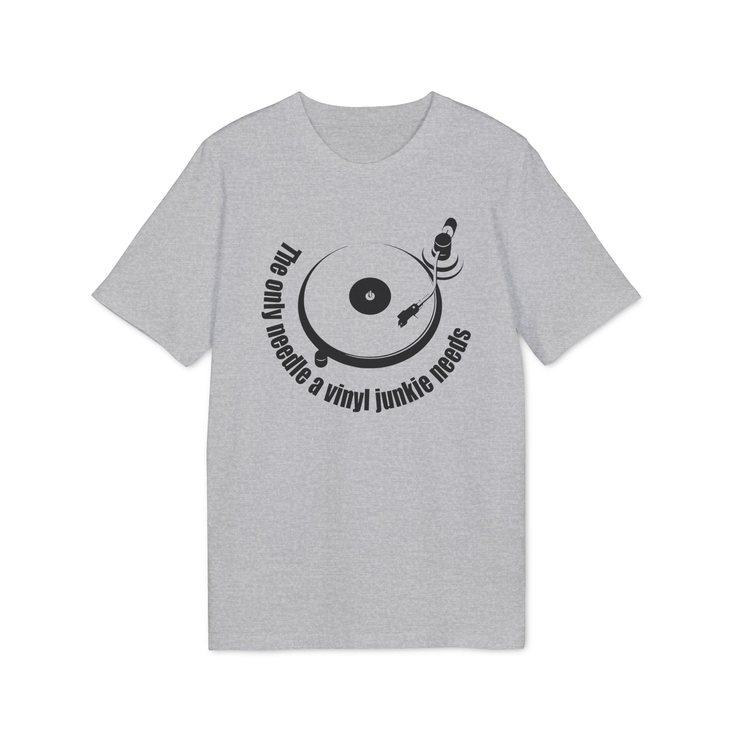 The Only Needle A Vinyl Junkie Needs Maglietta in Cotone Biologico