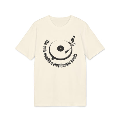 The Only Needle A Vinyl Junkie Needs Maglietta in Cotone Biologico