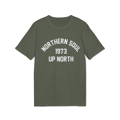 Northern Soul Up North 1973 Maglietta in Cotone Biologico