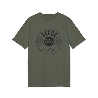 Decca Records Long Play Maglietta in Cotone Biologico