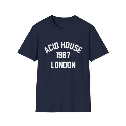 London 1987 Acid House T Shirt (2XL) - DEADSTOCK - ULTIMO PEZZO - 50% DI SCONTO