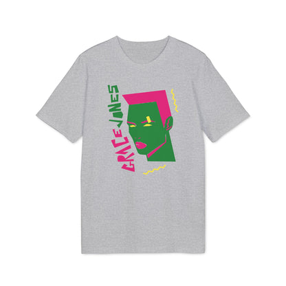 80s Grace Jones Maglietta in Cotone Biologico