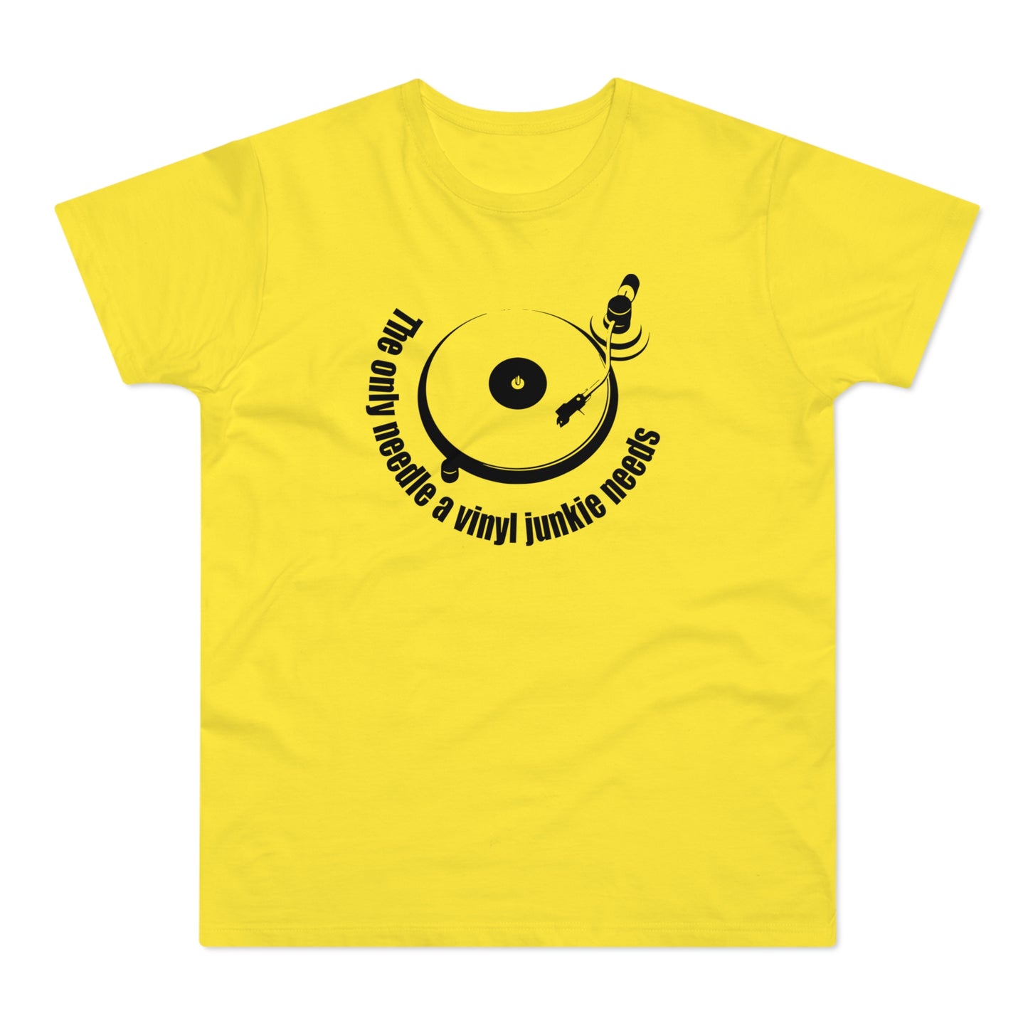 The Only Needle A Vinyl Junkie Needs Maglietta Peso Medio