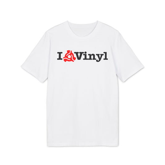 I Love Vinyl Maglietta in Cotone Biologico