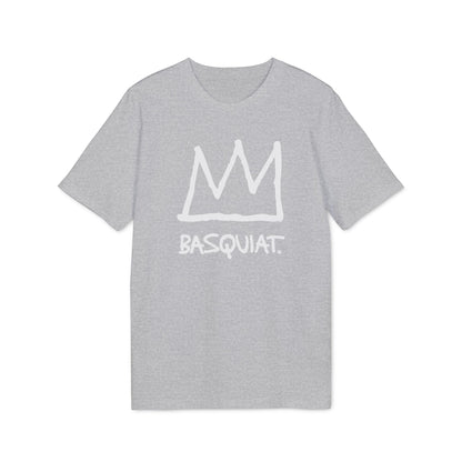Jean Michel Basquiat Crown Logo Maglietta in Cotone Biologico