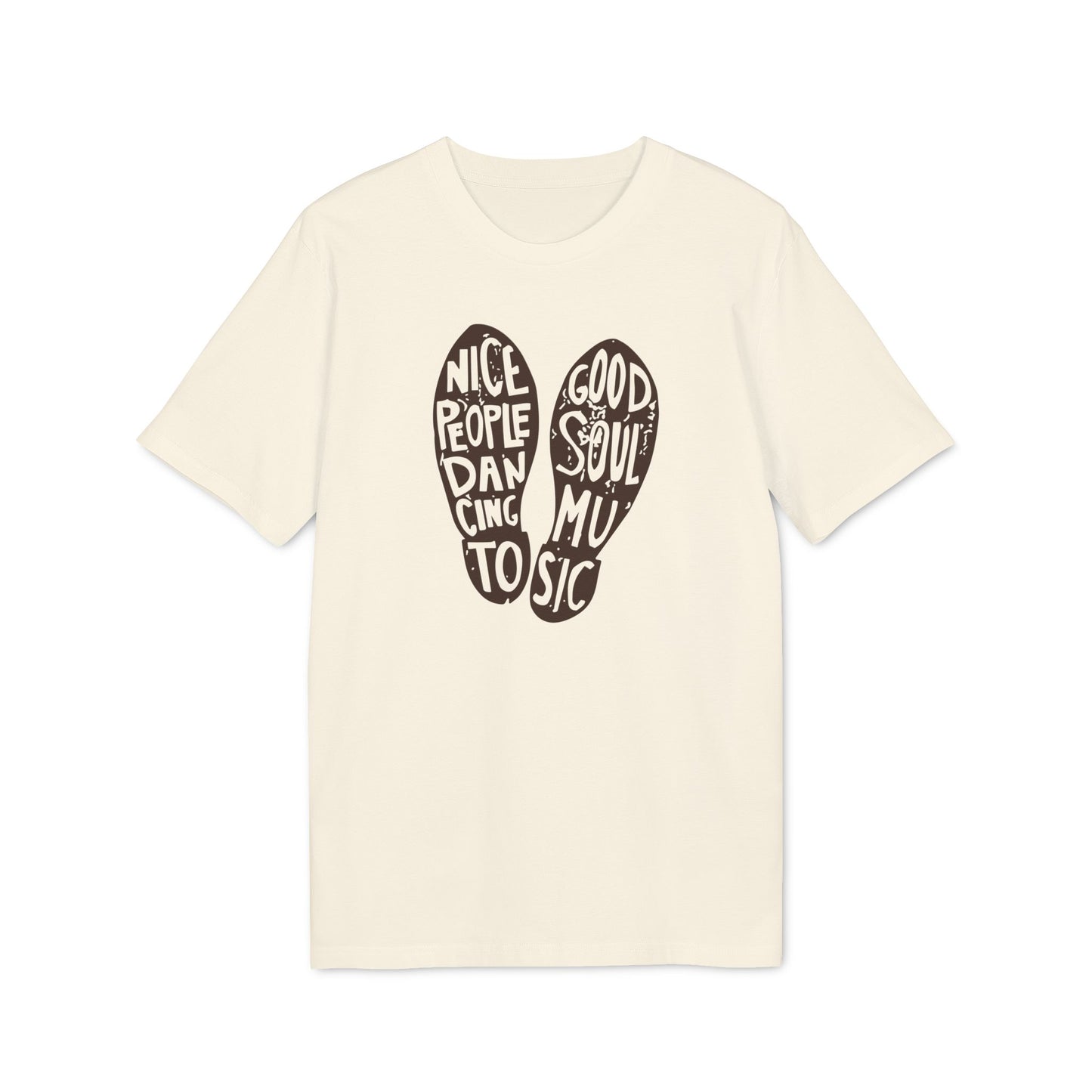 Nice People Dancing To Soul Music Maglietta in Cotone Biologico