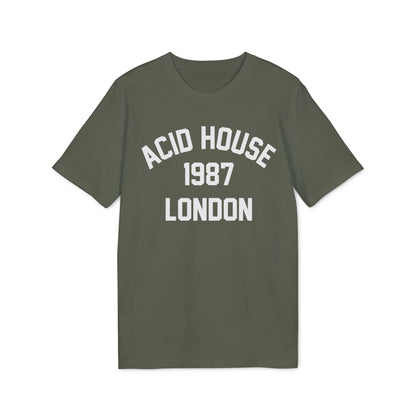 London 1987 Acid House Maglietta in Cotone Biologico