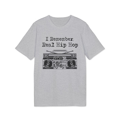 I Remember Real Hip Hop Maglietta in Cotone Biologico