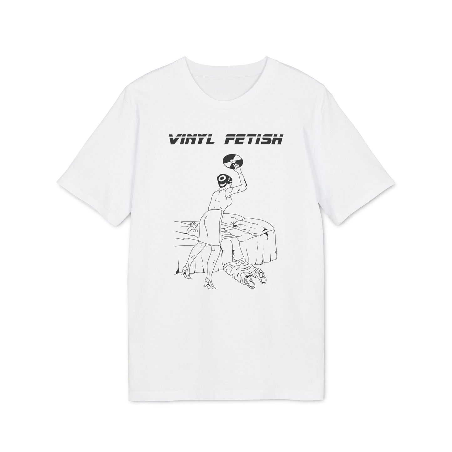 Vinyl Fetish Maglietta in Cotone Biologico
