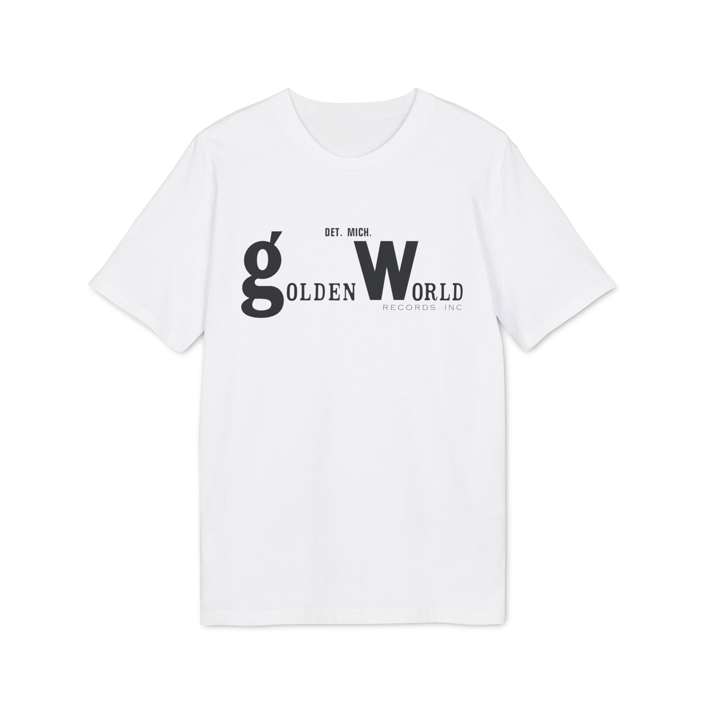 Golden World Records Maglietta in Cotone Biologico