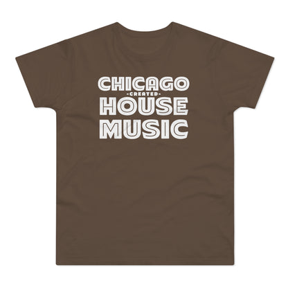 Chicago Created House Music Maglietta Peso Medio