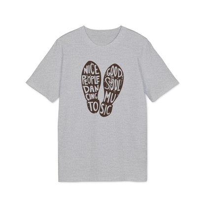 Nice People Dancing To Soul Music Maglietta in Cotone Biologico