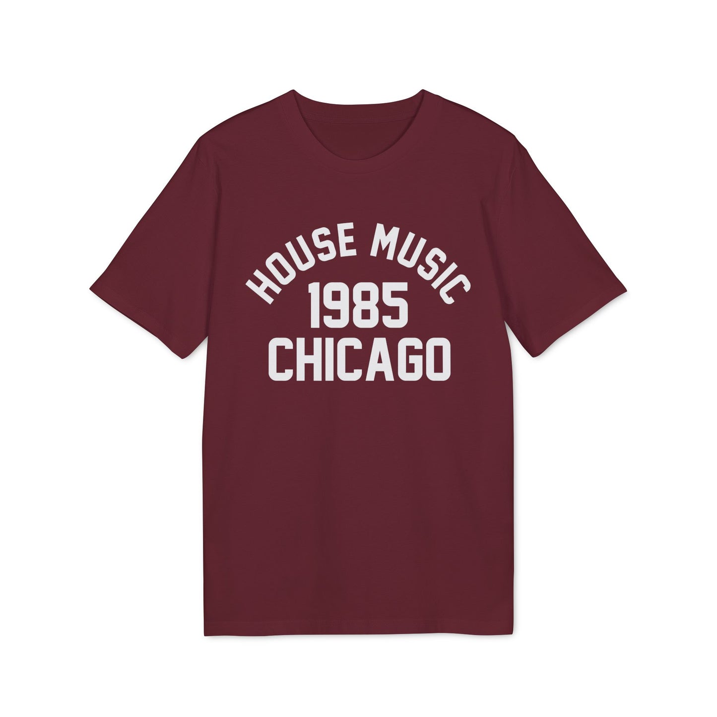 House Music 1986 Chicago Maglietta in Cotone Biologico