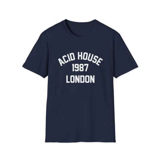 London 1987 Acid House T Shirt (M) - DEADSTOCK - ULTIMO PEZZO - 50% DI SCONTO