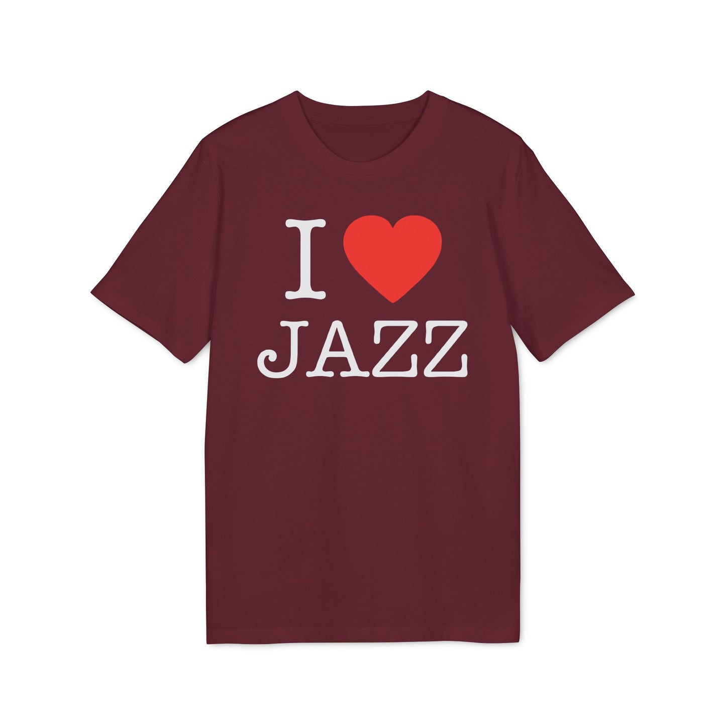 I Love Jazz Maglietta in Cotone Biologico