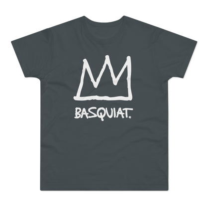 Jean Michel Basquiat Crown Logo Maglietta Peso Medio