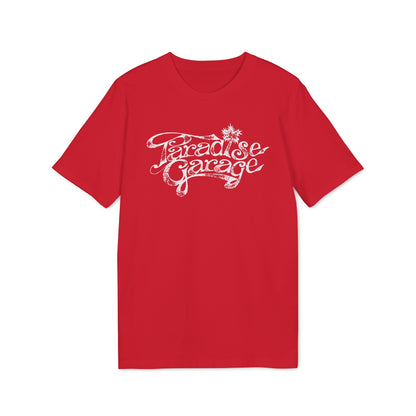 Paradise Garage Maglietta in Cotone Biologico  Distressed Print