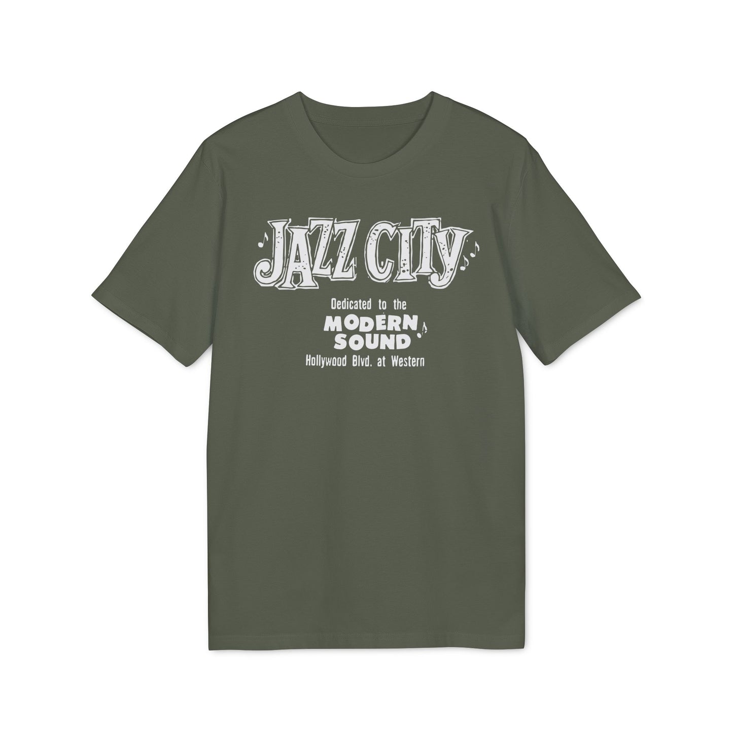Jazz City Maglietta in Cotone Biologico LA Jazz Club