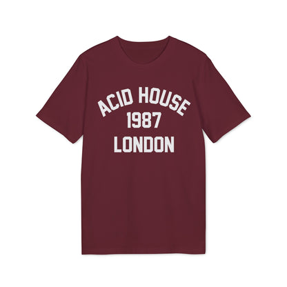London 1987 Acid House Maglietta in Cotone Biologico