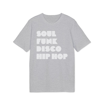 Soul Funk Disco Hip Hop Maglietta in Cotone Biologico