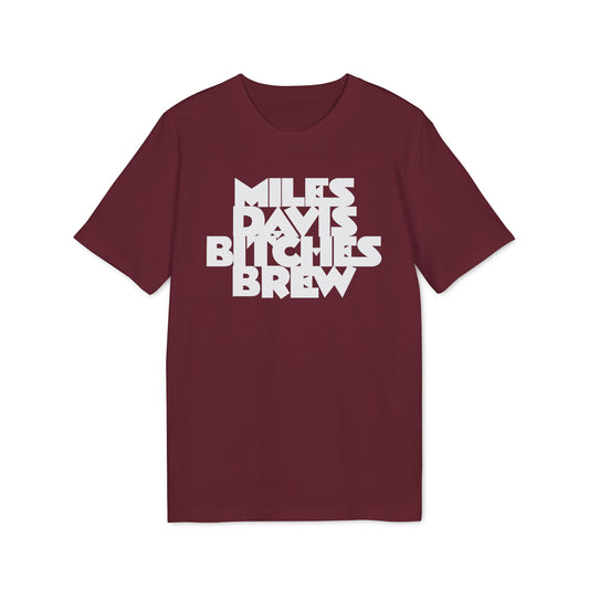 Bitches Brew Miles Davis Maglietta in Cotone Biologico