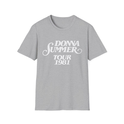 Donna Summer Tour 1981 Maglietta - Leggera