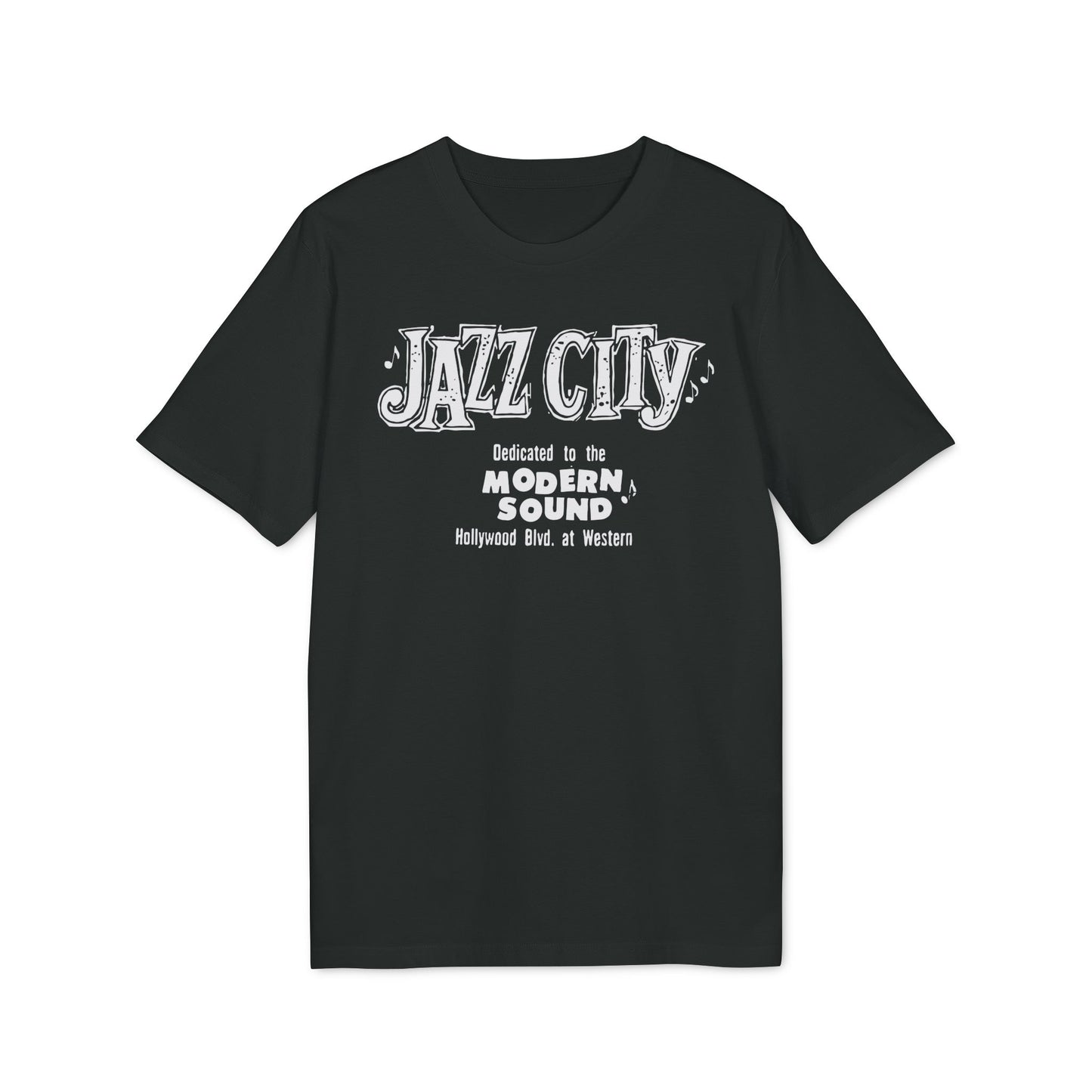 Jazz City Maglietta in Cotone Biologico LA Jazz Club